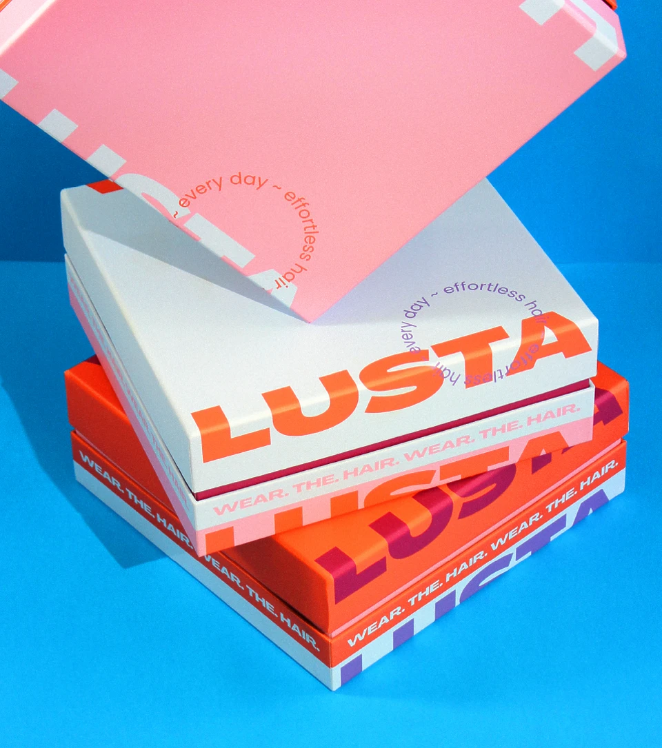 Lusta Packaging stacked