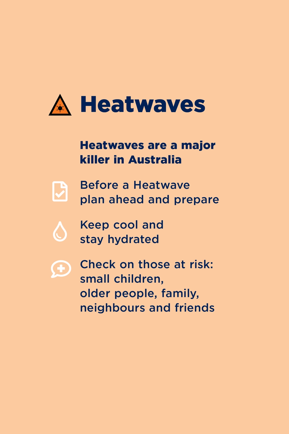 South Australian Country Fire Service (SACFS) - display panel - heatwaves
