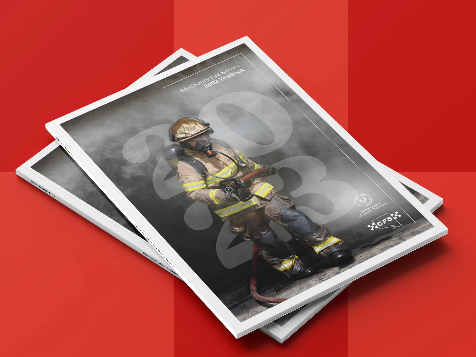 South Australian Country Fire Service (SACFS) - yearbook cover 2023