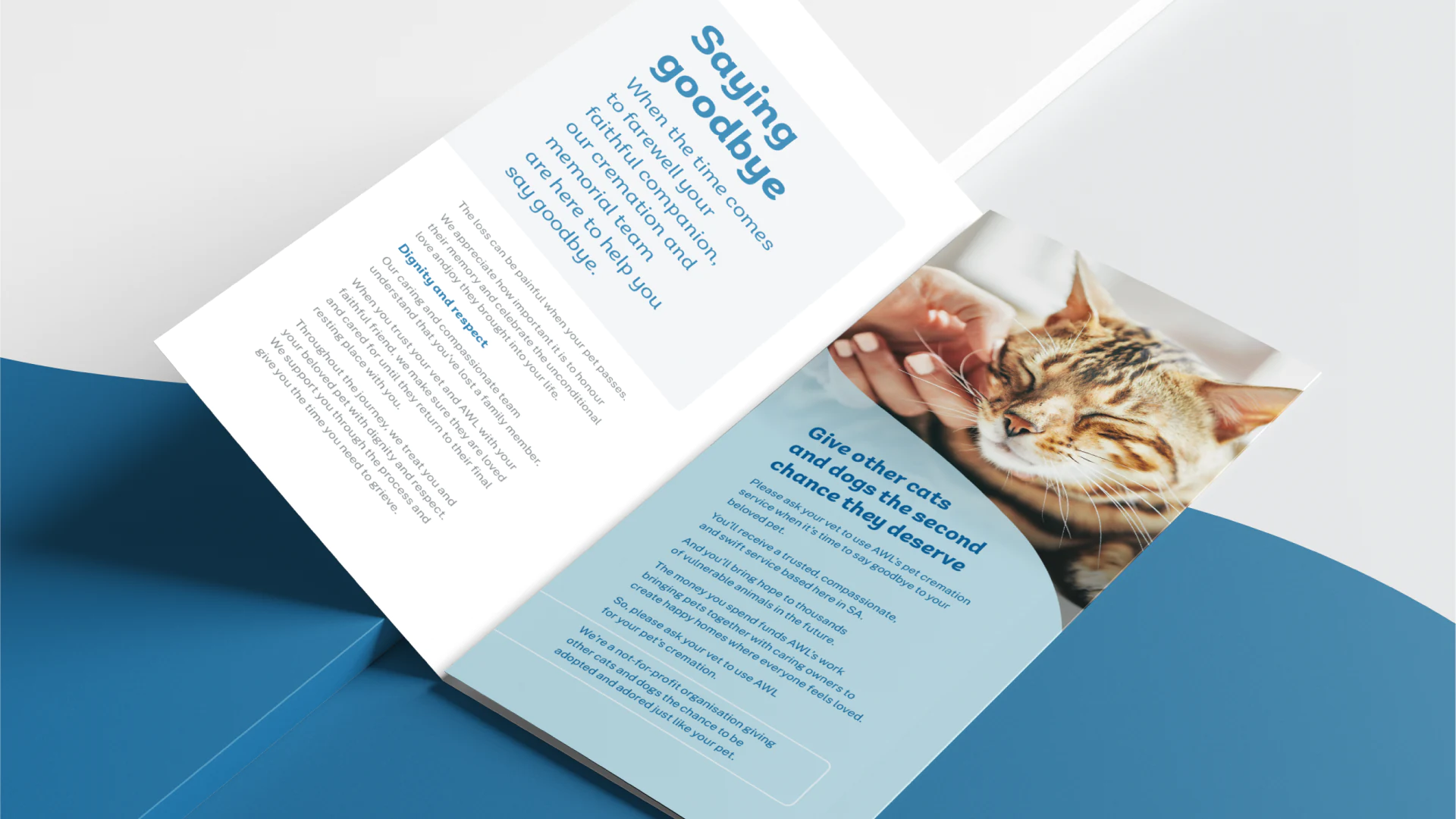 Animal Welfare League cremations brochure